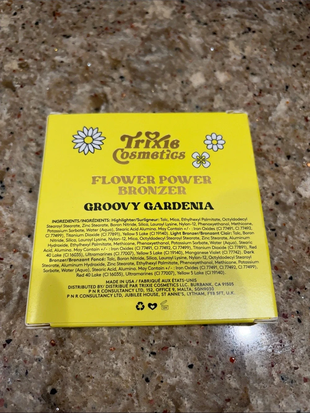 NEW TRIXIE COSMETICS Flower Power Bronzer